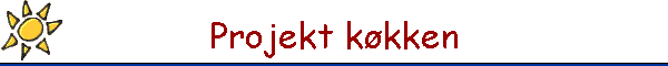 Projekt k�kken